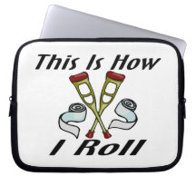 Wie ich verletzt rolle laptop sleeve schutzhülle