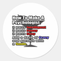 Wie man einen Psychologen macht Sticker