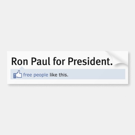 Wie Ron Paul-Autoaufkleber