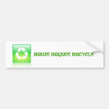 Wiederverwendung verringern recyceln Ikonen-Aufkle Auto Aufkleber
