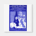 Wien-Backen-Ausstellungs-Plakat 1932 Kühlschrankmagnet