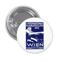 Wien-Flugschau-Plakat 1912 Anstecknadelbuttons