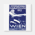 Wien-Flugschau-Plakat 1912 Kühlschrankmagnet