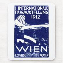 Wien-Flugschau-Plakat 1912 Mauspads