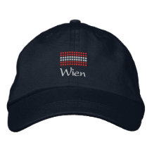 Wien Kappe - österreichischer Flaggen-Hut Baseballcap