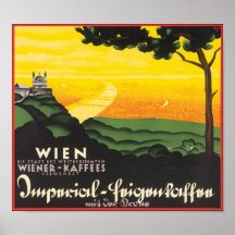Wien Reise-Plakat