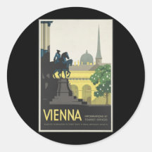 Wien Runde Sticker