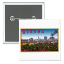 Wien - Stadtbild Anstecknadelbutton