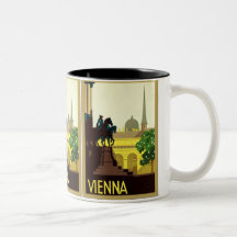 Wien ~ Vintage österreichische Reise Kaffee Tassen