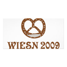 wiesn brezel Ikone 2009 Photokartenvorlagen