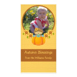 Wiffles Herbst-Foto-Karte 1 Photo Karte