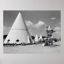 Wigwam-Dorf, Höhlen-Stadt, Kentucky: 1940 Plakat