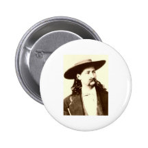 WILD BILL HICKOK ANSTECKNADELBUTTONS