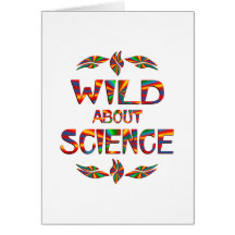 Wild über Wissenschaft Grußkarten
