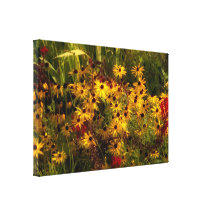 Wildblume eingewickelte Leinwand Leinwanddruck