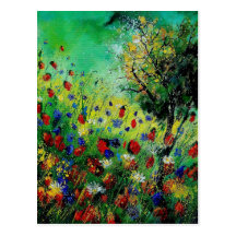 Wildblumen 670130 postkarte