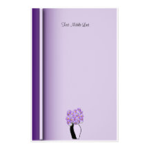 Wildblumen in skizziertem Vase Druckpapier