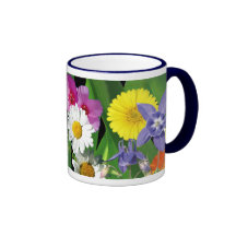 Wildblumen-Kaffeetasse