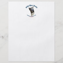 Wilder blauer Catahoula Hund Bedruckte Flyer