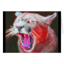 Wilder *Cougar* Geist-Entwurf Karten