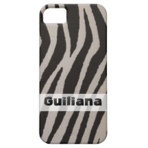 Wilder Zebra-Druck iPhone 5 Etuis