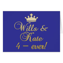 Willen u. Kate 4-Ever T-Shirts, Becher, Geschenke Karten