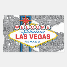 Willkommen nach fabelhaftes Las Vegas Sticker