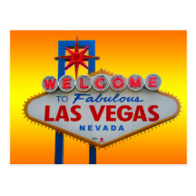 Willkommen nach Las Vegas Postkarten