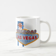 Willkommen zu Las Vegas-Zeichen - Becher Tasse