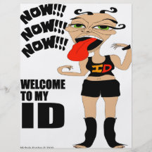 Willkommen zu meiner Identifikation Individuelle Flyer