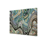 Wind - abstrakte Kunst-Leinwand Galerie Faltleinwand