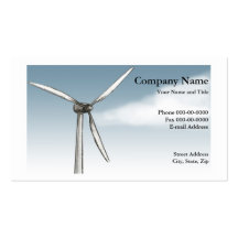 Wind-Power-Geschäfts-Karte Visitenkarte