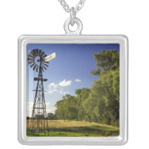 Windmühle nahe Hume Landstraße, Victoria, Australi Amulett