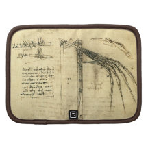 Winged Flugmaschine-Skizze durch Leonardo da Vinci Mappen