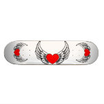 Winged Herz-Skateboard Personalisierte Skateboarddecks