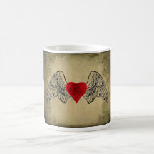Winged Herz Steampunk Becher Teehaferl