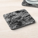"Winter-abstraktes" Korken-Untersetzer-Set