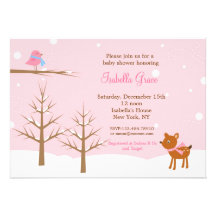 Winter-Babyparty-Einladungen