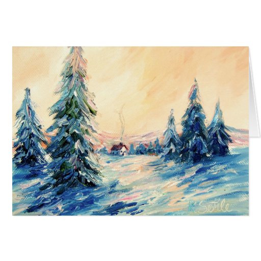 Winter-Banken herein Karte