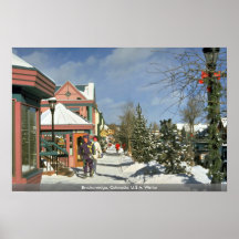 Winter Breckenridges, Colorado, USA Posterdrucke