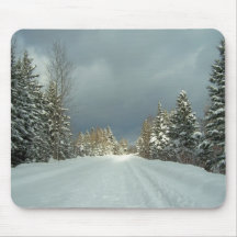 Winter in Maine Mousepad