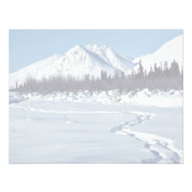Winter-Landschaft Personalisierte Einladung