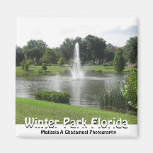 WINTER-PARK FLORIDA (Mojisola ein Gbadamosi) Kühlschrankmagnete
