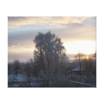 Winter ruhig galerie gefaltete leinwand