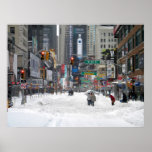 Winter-Schnee-Sturm New York City 12/26/10 Posterdruck