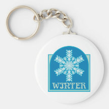 Winter-Schneeflocke Schlüsselbänder