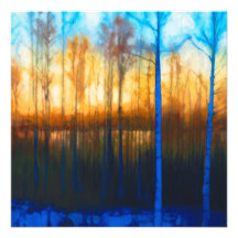Winter Siljan Sonnenuntergang Individuelle Einladungskarten