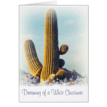 Wintersaguaro-Feiertags-Gruß-Karte