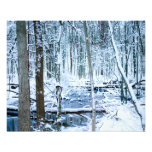 Winterszene Photo Druck