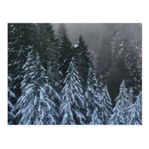 Winterszene Postkarte